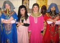 children dressed as Egyptians